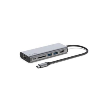 AVC008BTSGY Belkin CONNECT USB-C 6-in-1 Multiport Dock