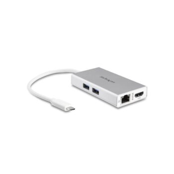 DKT30CHPDW StarTech.com USB-C Multiport Adapter - 4K HDMI, PD Pass-Through, GbE, USB