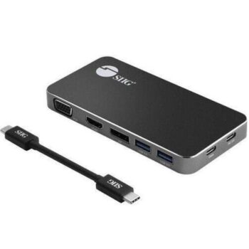JU-DK0D11-S1 SIIG USB-C MST Video Docking Station with PD