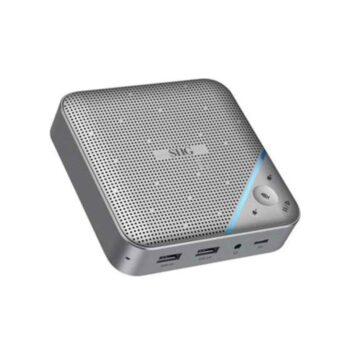 JU-DK0S11-S1 SIIG USB-C Multitask Mini Dock with Conference Speaker System