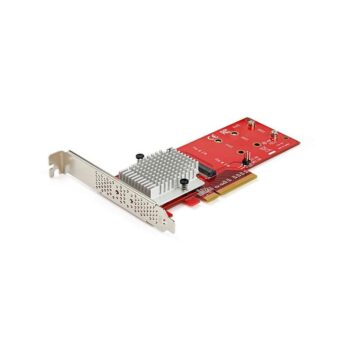 PEX8M2E2 StarTech.com Dual PCIe M.2 SSD Adapter Card