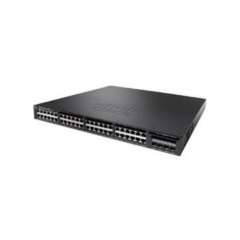 WS-C3650-48PS-E Cisco Catalyst 3650 48-Port PoE Switch with 4x1G Uplinks